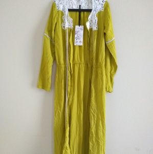 Arnhem Chartreuse Duster Size M